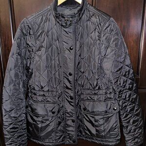 Coach Women’s Quilted Jacket – Black – Size Medium